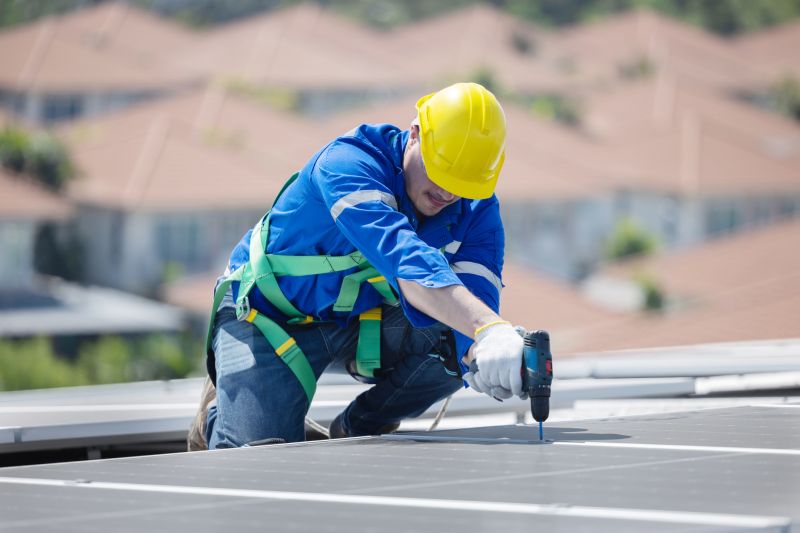 Roof Solar Panel Repair detail